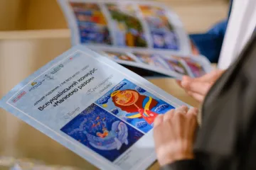 ​Відкриття виставки-підсумку Всеукраїнського відкритого дитячого конкурсу «Малюємо разом»