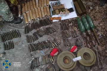 ​СБУ виявила поблизу лінії розмежування схрон з протитанковими мінами та вибухівкою
