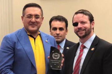 ​Али Реза Резазаде в Конгрессе США вручена награда Freedom Defenders Award 2019