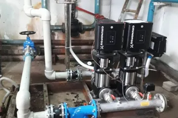 ​В Одессе устанавливают европейские насосы для круглосуточного водоснабжения многоэтажек